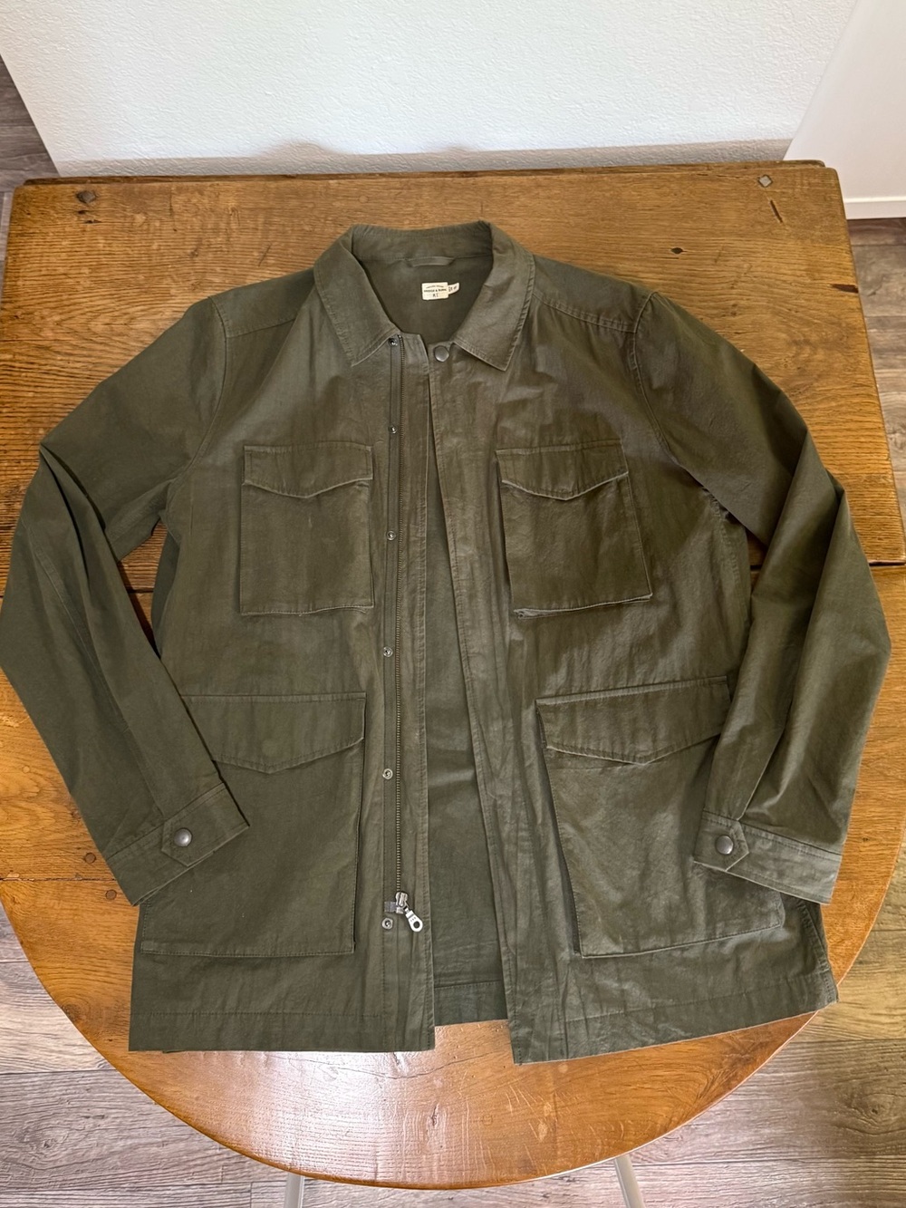 Bridge & Burn Olive Field Jacket 100% cotton XL